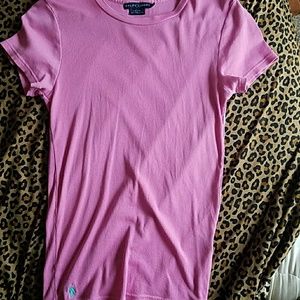 Pink Ralph Lauren short sleeve